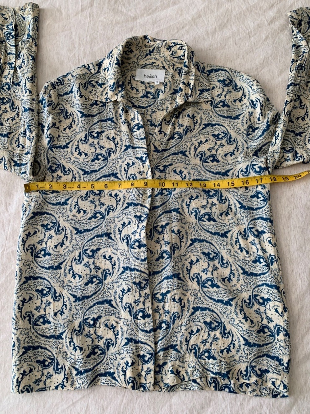 Ba&sh Paisley Print Top Blouse Size XS - Picture 5 of 9